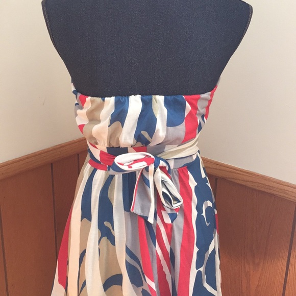 SOLD ::::: Strapless summer dress - Picture 3 of 4